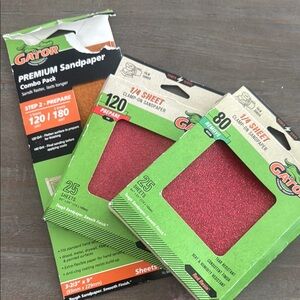Gator Premium Sandpaper Combo Pack